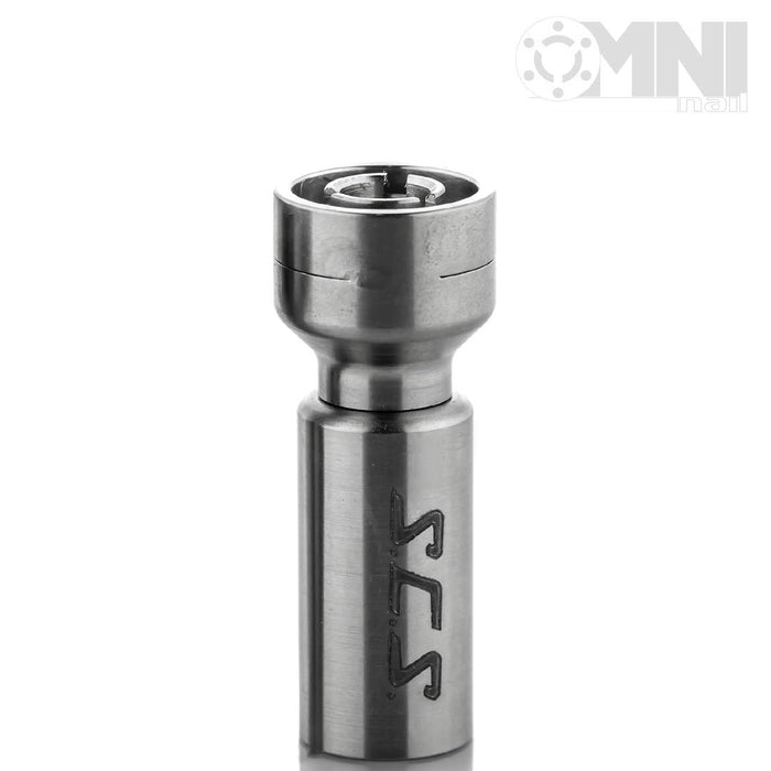 6 in 1 Domeless Titanium Nail Titanium GR2 Nails joint 10mm 14mm and 18mm  Glass bong water pipe glass pipe - JCVAP®|Official Store